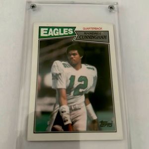1987 Topps Randall Cunningham Football Card